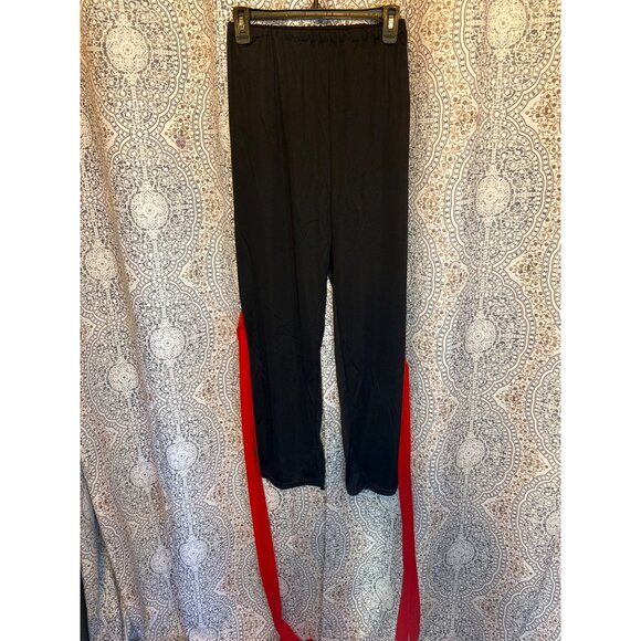 Adult Ninja Warrior Costume Red & Black Top Sash Pants & Mask - Missing Undershi - Picture 4 of 7